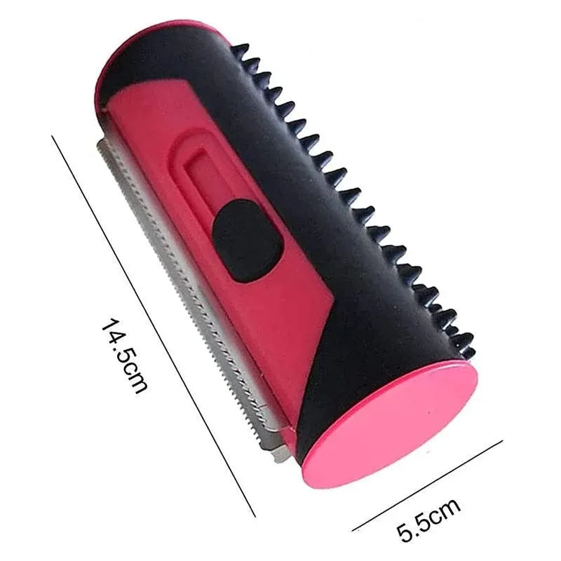 Pet Dog Cat Hair Fur Deshedding Shedding Trimmer Tool Grooming Roll