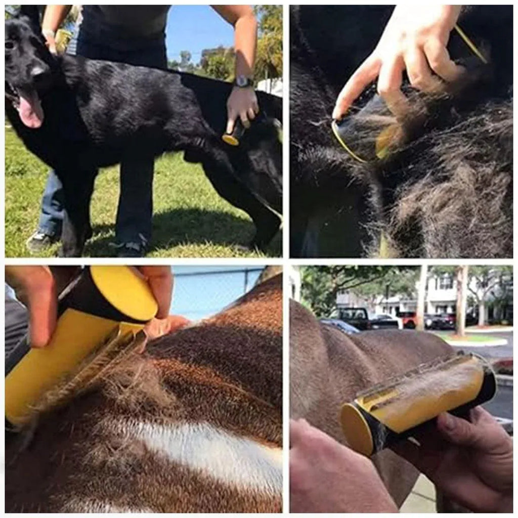 Pet Dog Cat Hair Fur Deshedding Shedding Trimmer Tool Grooming Roll