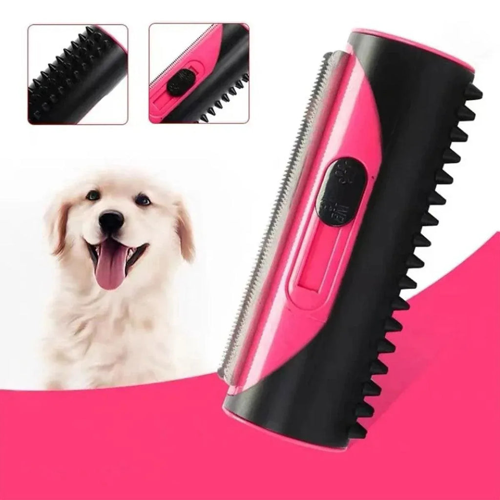 Pet Dog Cat Hair Fur Deshedding Shedding Trimmer Tool Grooming Roll