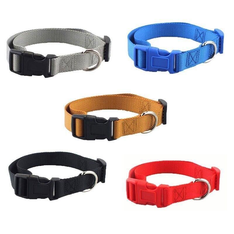 S Size Dog Puppy Pet Collar Adjustable Nylon Toy Small Pink Blue Red