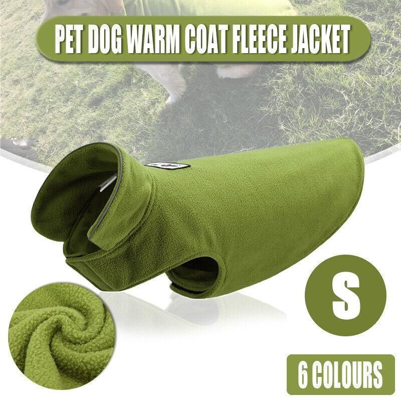 S Size Pet Dog Warm Coat Fleece Jacket Jumper Sweater Winter Puppy