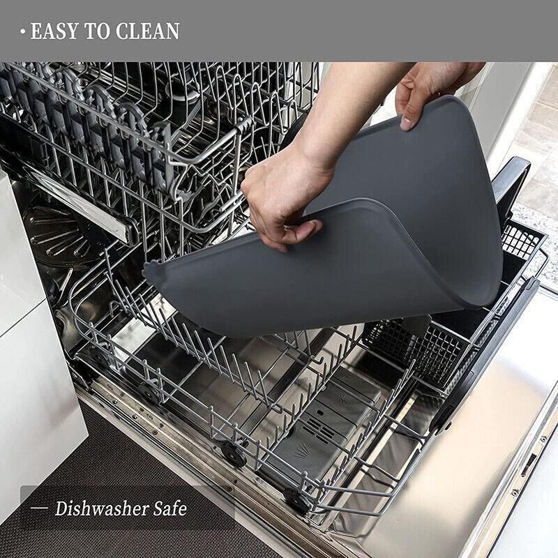 Silicone Pet Feeding Mat Dog Cat Food Bowl Placemat Waterproof
