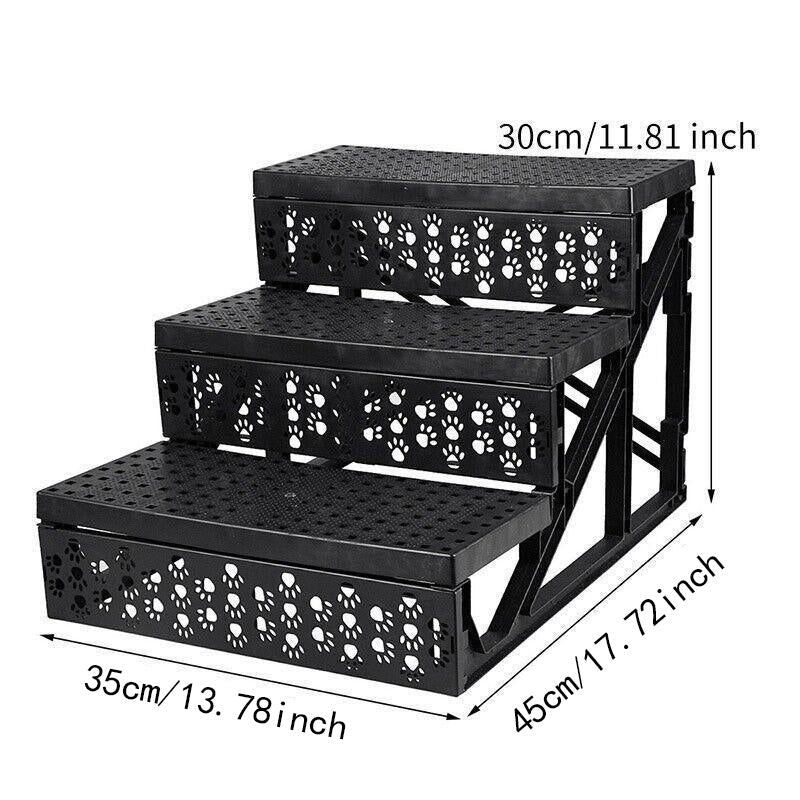 3 Steps Pet Stairs with Soft Cover