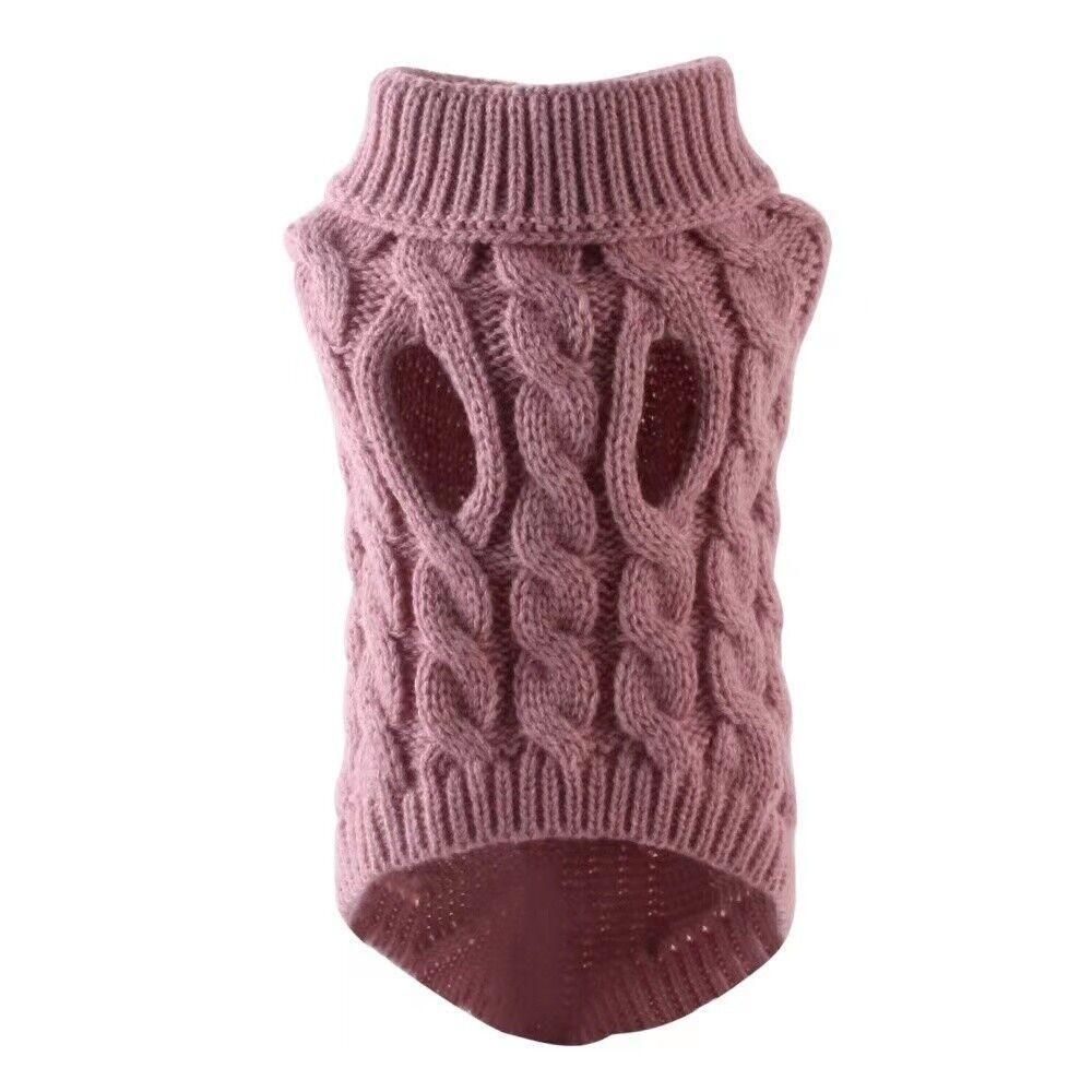 Puppy Dog Jumper Winter Warm Knitted Sweater Pet Clothes Small Dogs