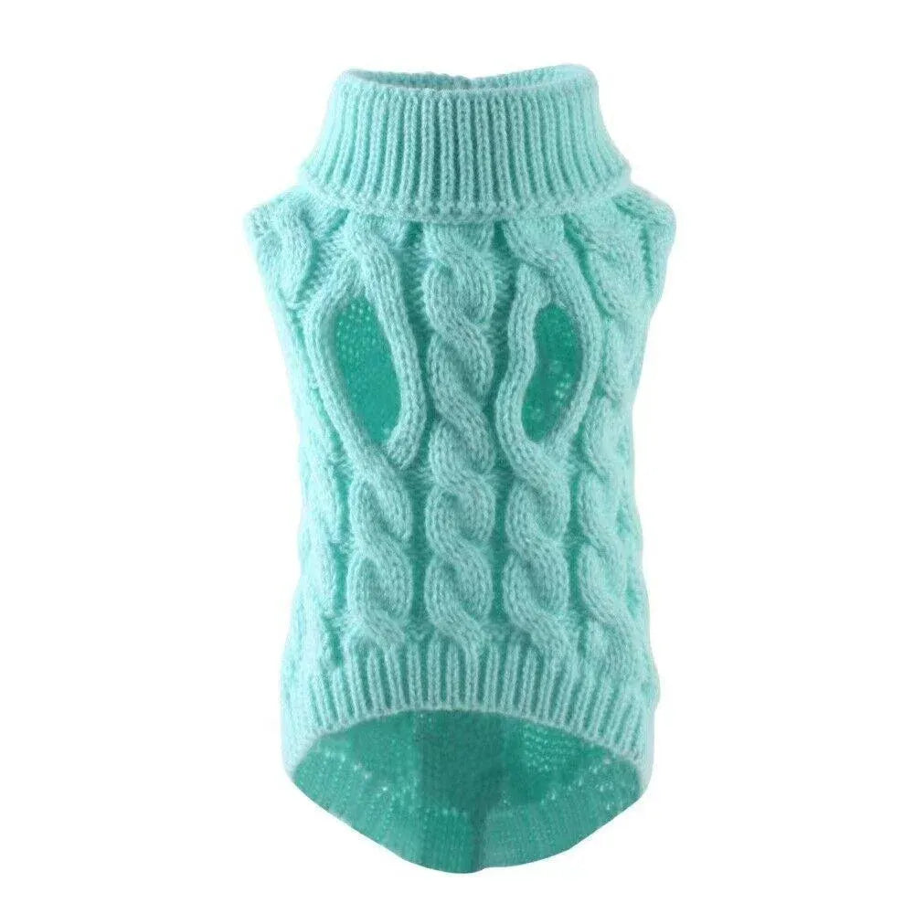 Puppy Dog Jumper Winter Warm Knitted Sweater Pet Clothes Small Dogs