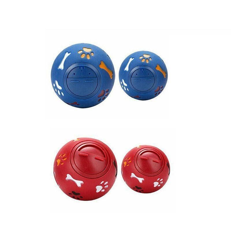 11cm Dog Pet Fun Tough-Treat Ball Tumbler Mental Food Dispenser