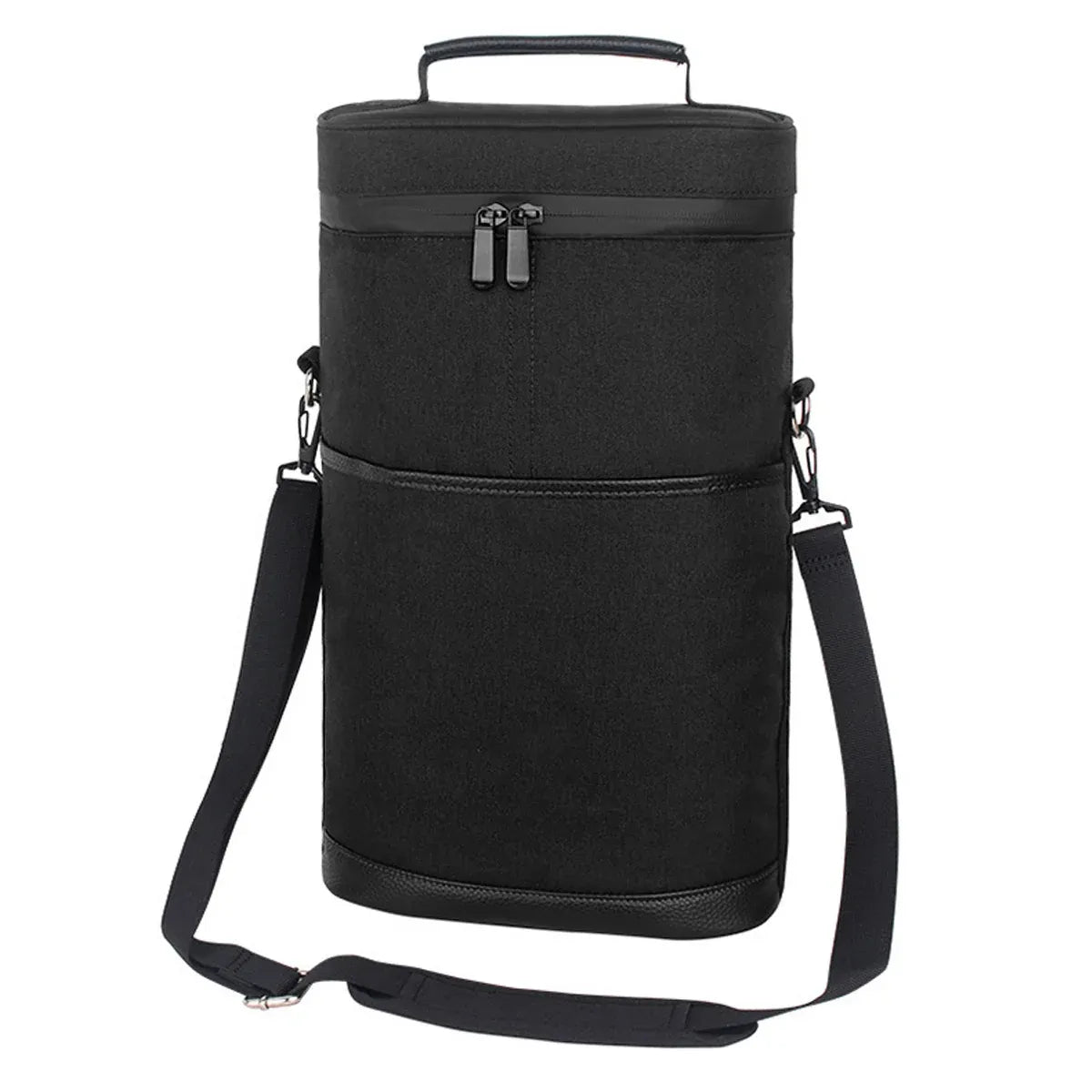 Insulated Wine Barrel Picnic Bag, Holds 2 Bottles