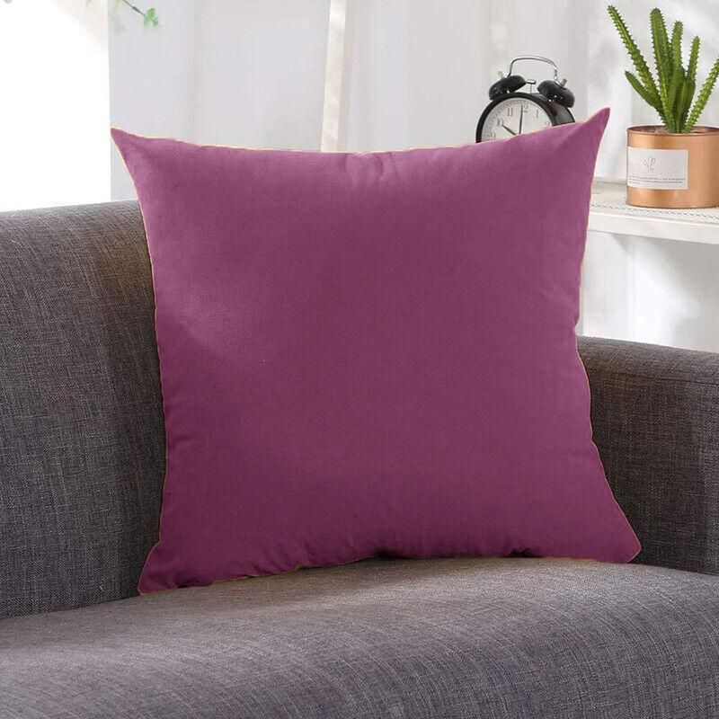 Plain Solid Colour Cushion Cover, 40 x 40 cm