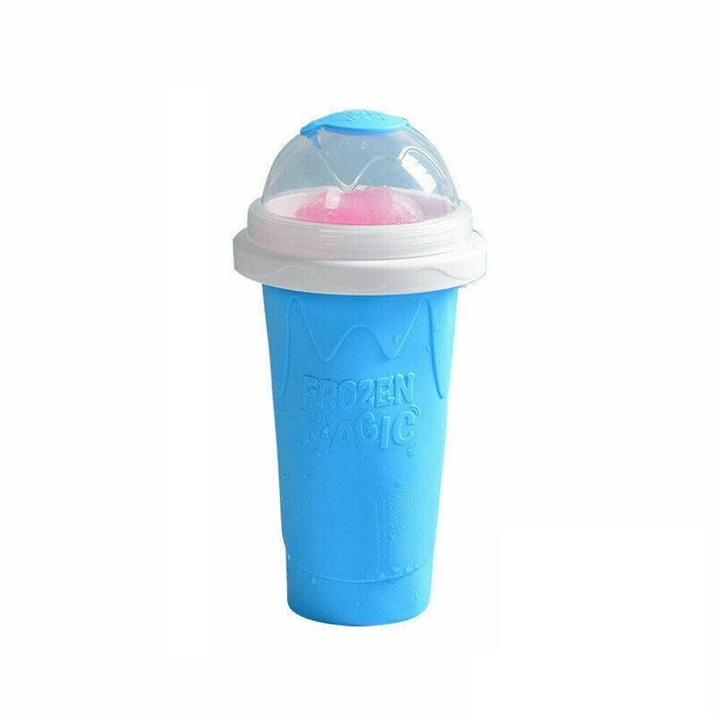 Squeeze Slushie Maker Cup with Straw Spoon