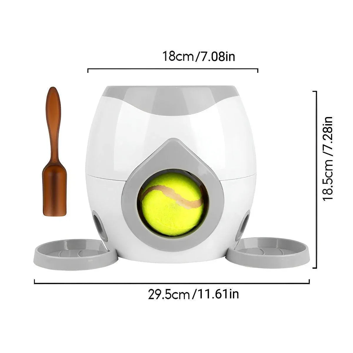 Interactive Dog Toy Tennis Feeder Machine