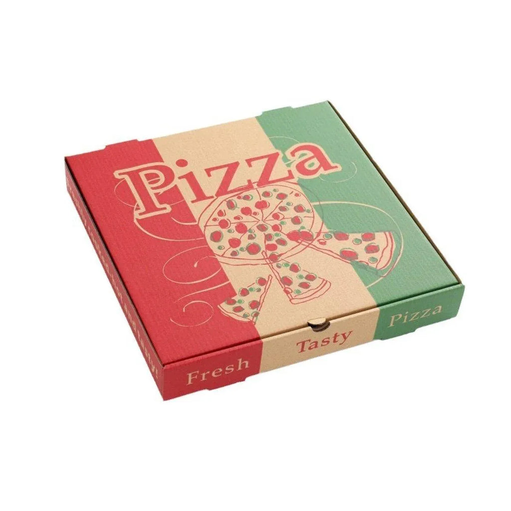 50PCS Pizza Packing Boxes Folding Box Durable Food Storage