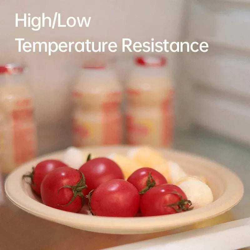 100x Biodegradable Sugarcane Paper Trays - Eco-Friendly & Durable