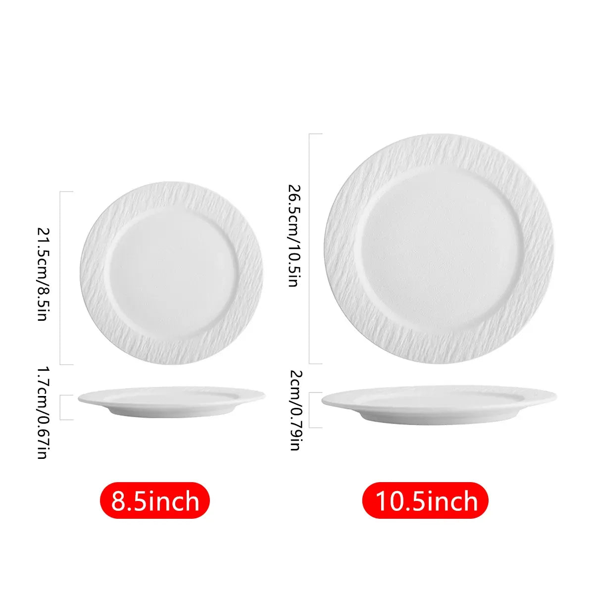 Ceramic Steak Vegetable Dessert Salad Plate Home Dinner Plate Kitchen