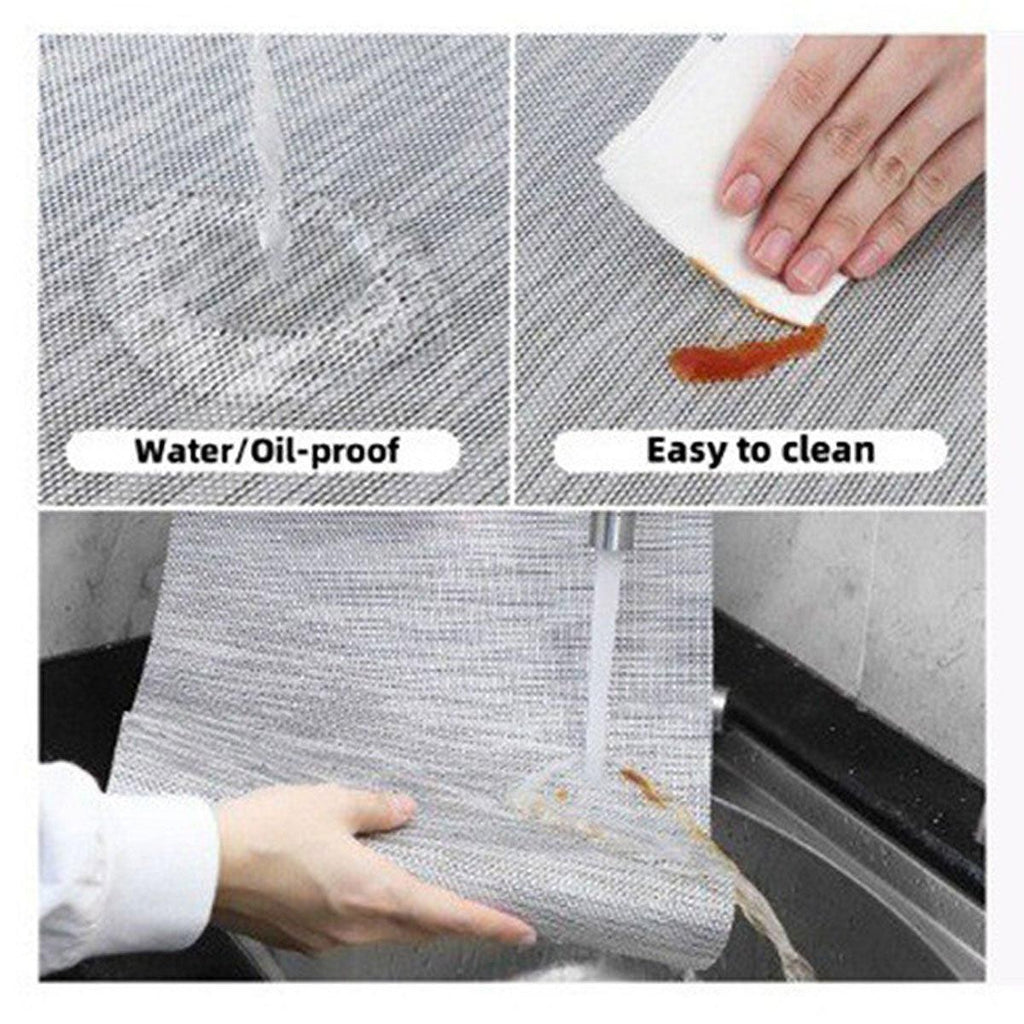 PVC Braided Placemats, Grey, Set of 4, 45 x 30 cm