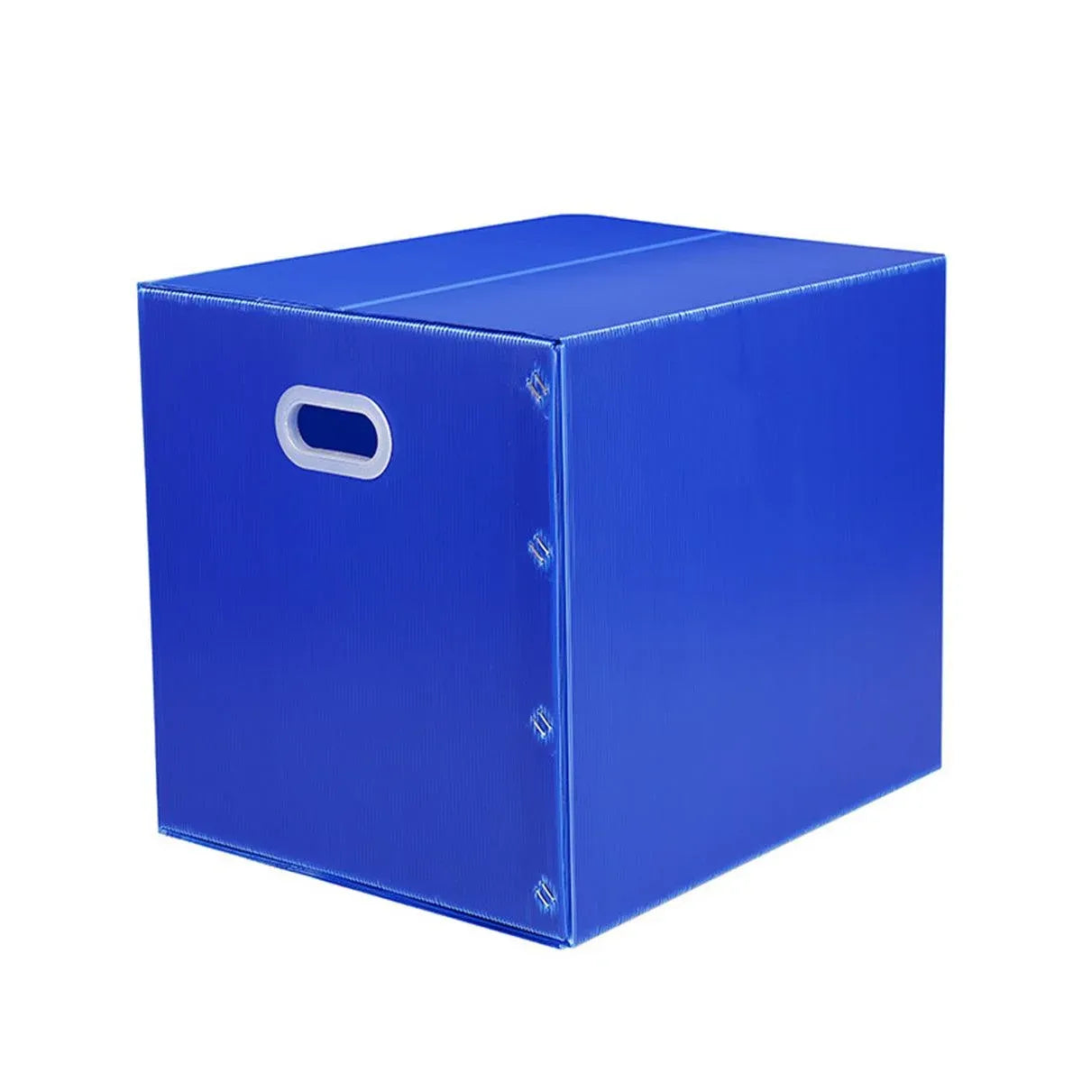 Foldable Waterproof PP Plastic Storage Box, Blue