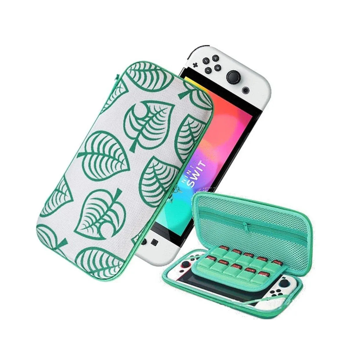 2PCS Nintendo Switch Hard Shell Carrying Case Portable EVA Storage