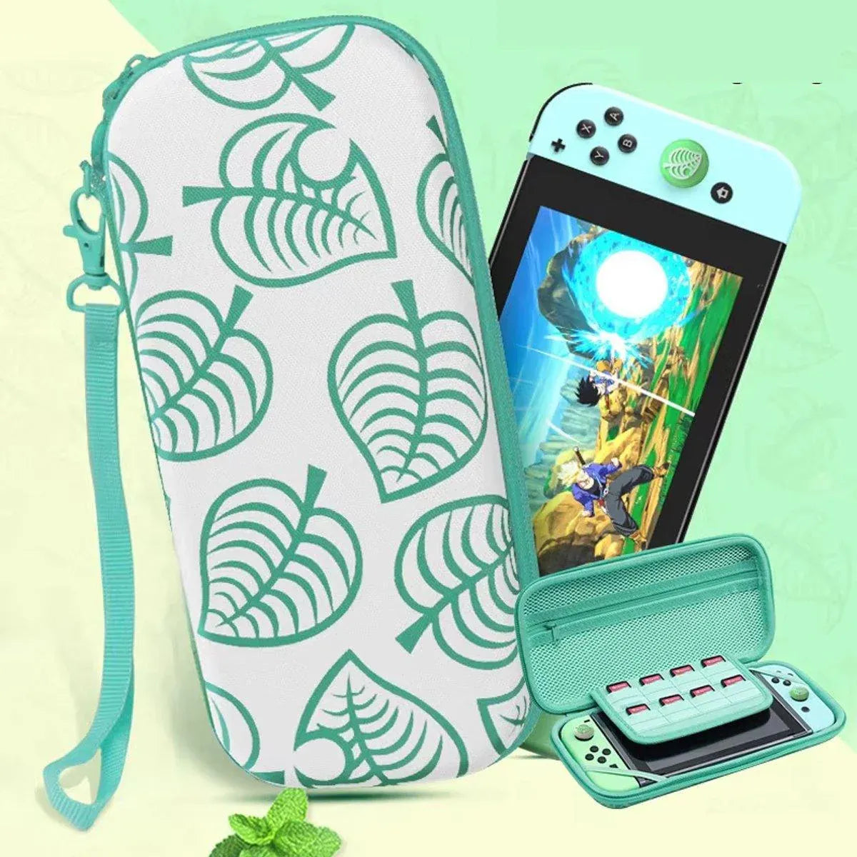 2PCS Nintendo Switch Hard Shell Carrying Case Portable EVA Storage