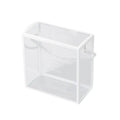 20PCS PVC Fully Transparent Handheld Gift Bags Clear Birthday Christmas Presents - White