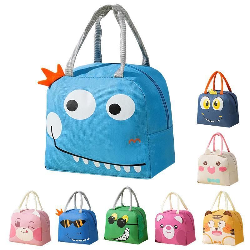 Insulated Oxford Lunch Bag, 23 x 13 x 19 cm