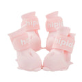 4pcs Cartoon Pet Rain Boots Waterproof Non-Slip Wear-Resistant Shoes