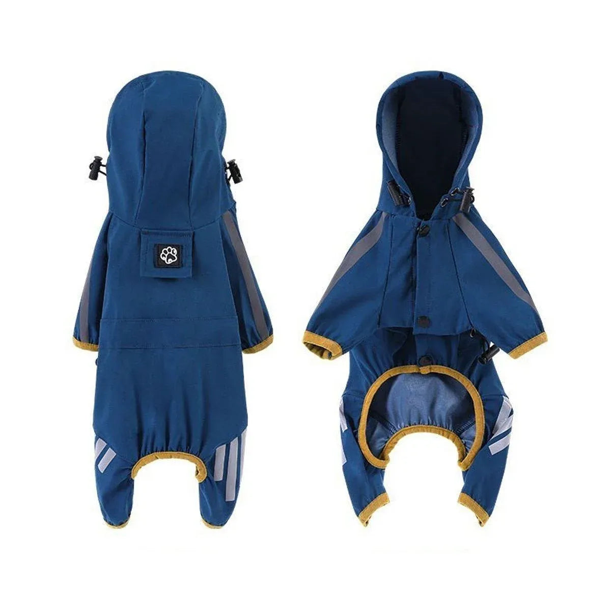 Waterproof Four Corner Pet Raincoats In Large Medium And Small Sizes