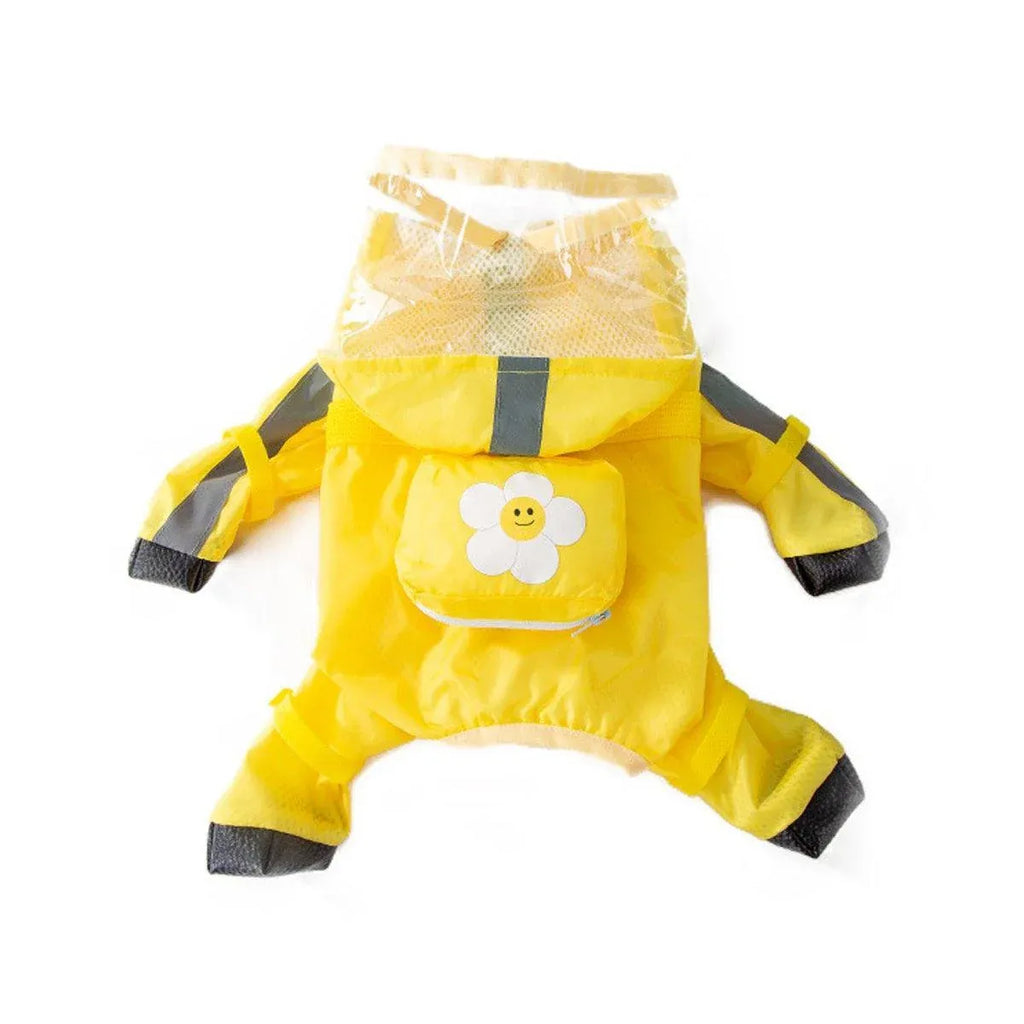 Waterproof Dog Raincoat with Feet Full Coverage Pet Rainy Clothes