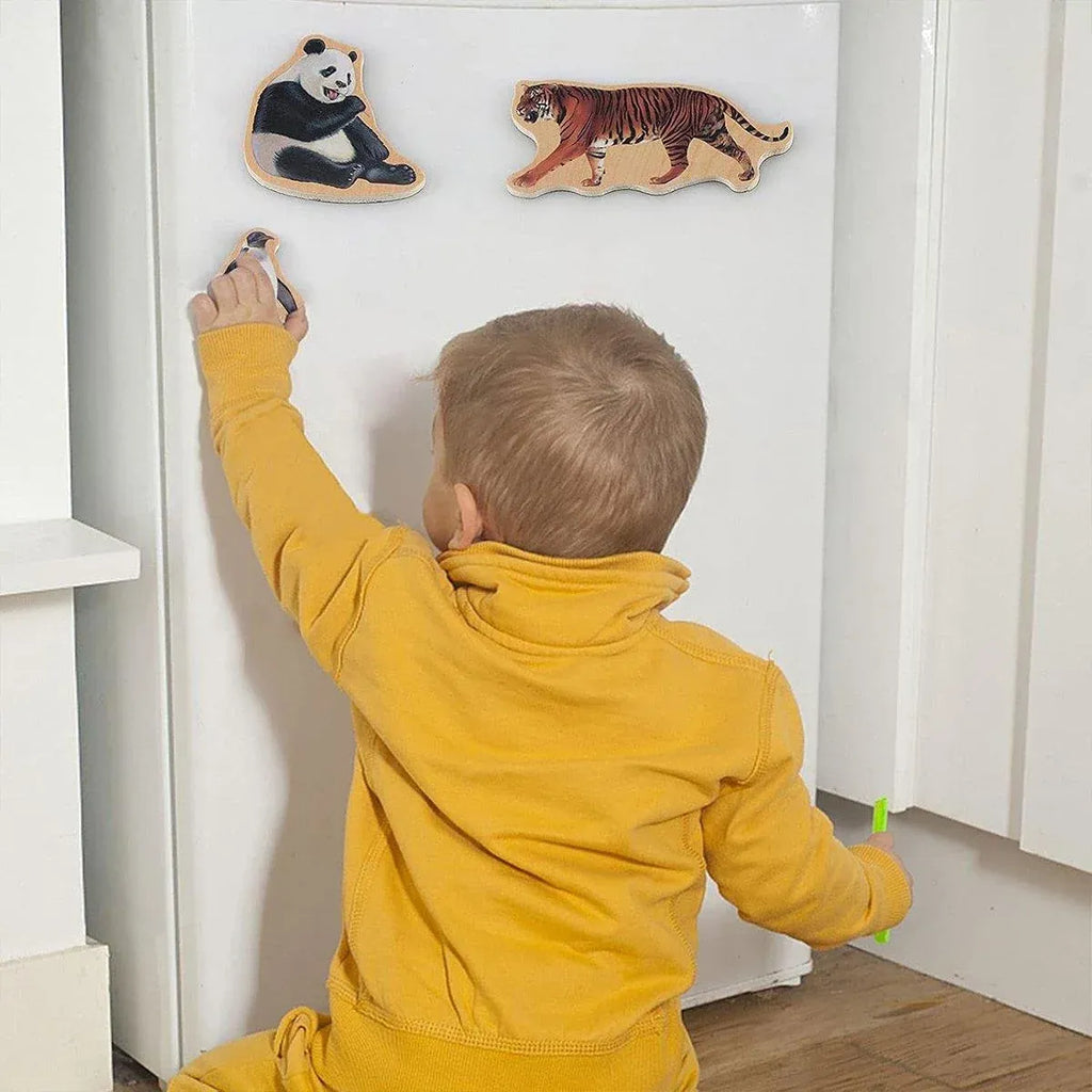 20-Piece Animal Magnet Pack with Carry Storage Box