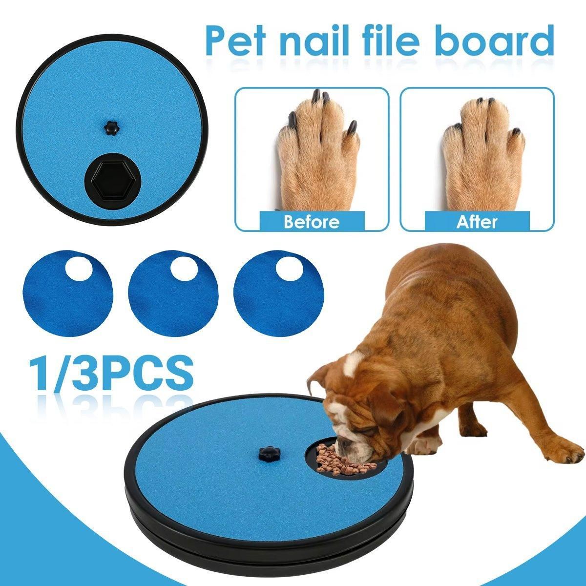 Rotating Pet Slow Feeder Toy Nail Sharpening Scraper