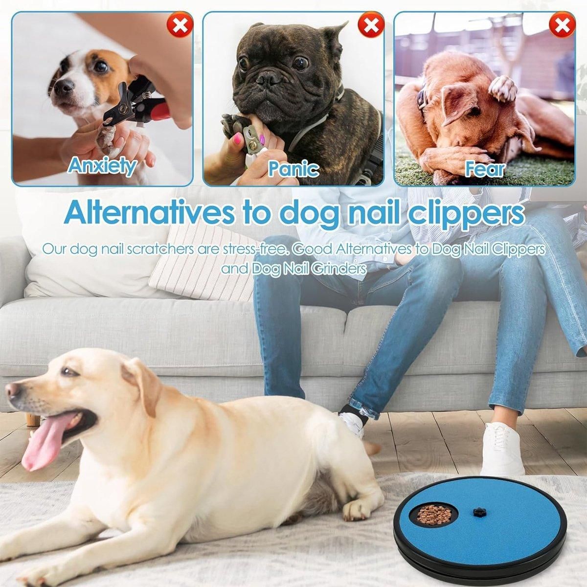 Rotating Pet Slow Feeder Toy Nail Sharpening Scraper
