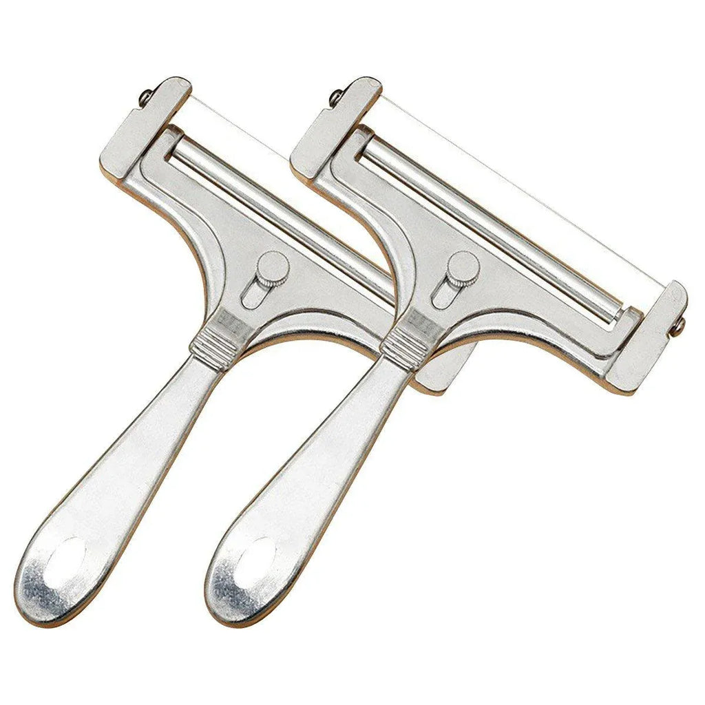 Stainless Steel Cheese Slicer and Butter Grater, Pack of 2