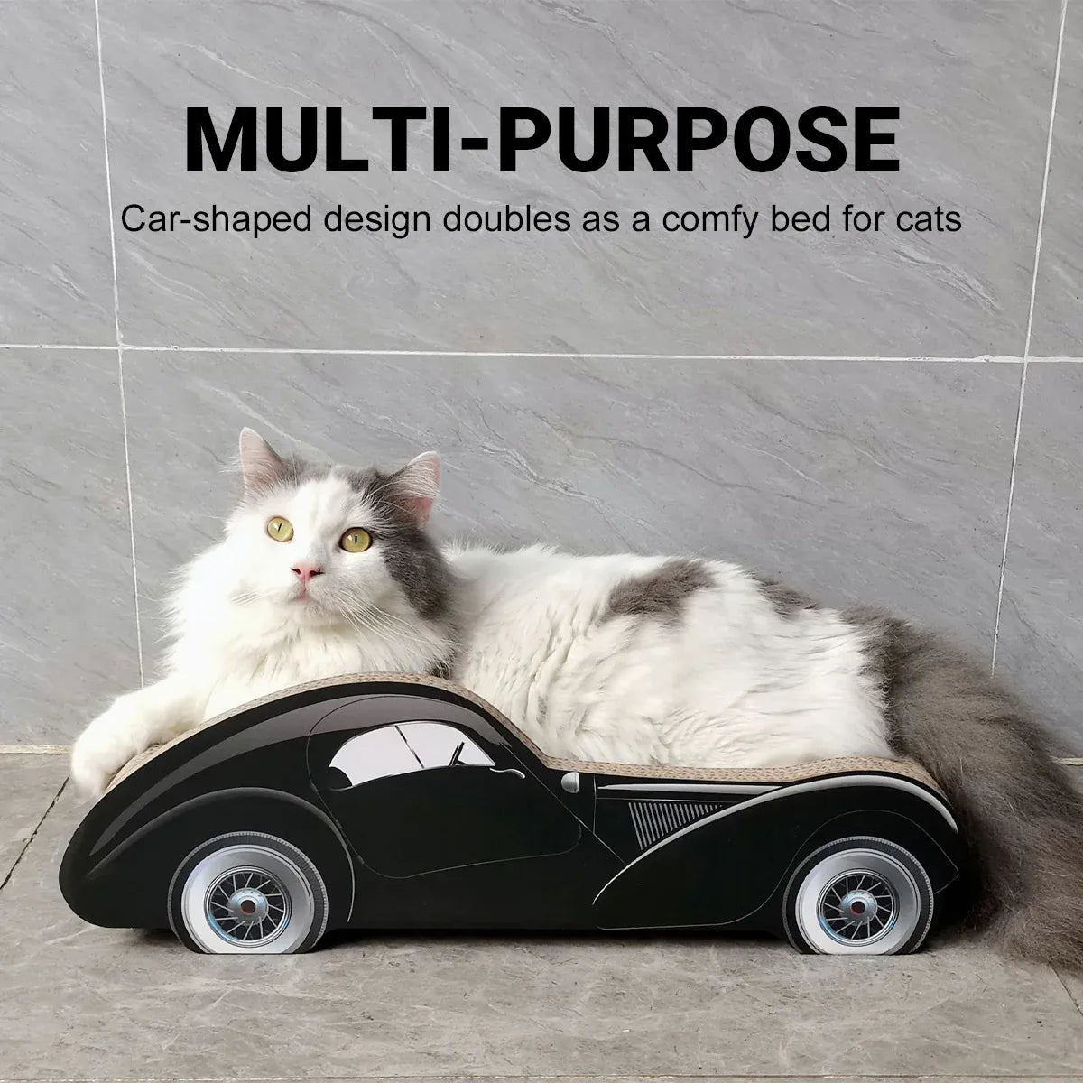 Tatami Cat Scratcher Sofa Corrugated Cardboard Car Bed Lounge Scratch