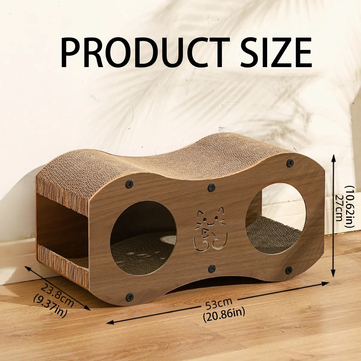 Cat Scratch Board Nest Toy Comfortable Pad Indoor Pet Play Furniture