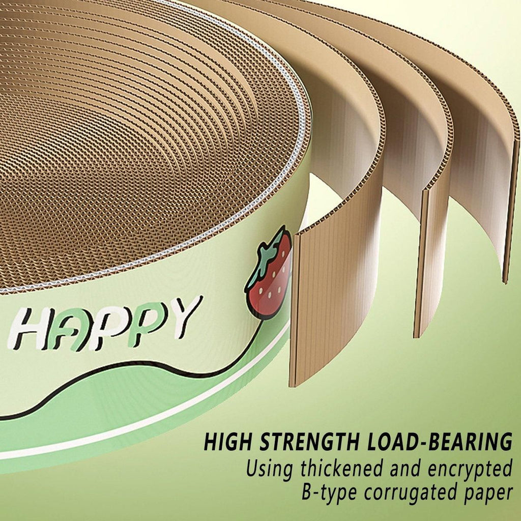 Extra-Large Oval Cat Scratching Board Durable Pet Toy Cat Kittens
