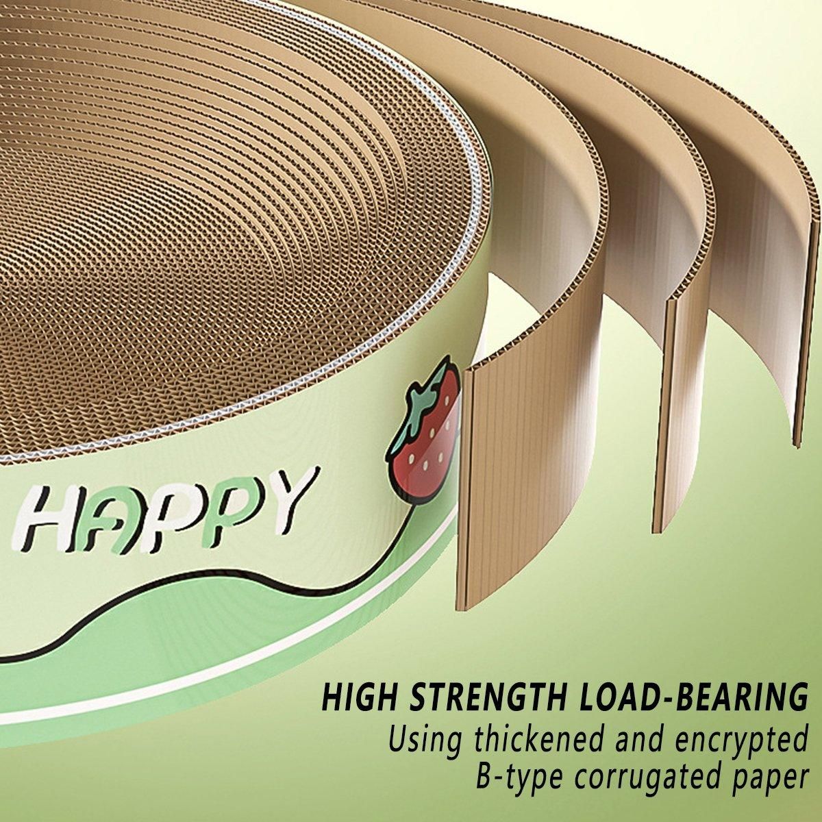 Extra-Large Oval Cat Scratching Board Durable Pet Toy Cat Kittens