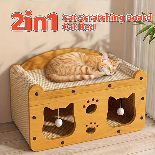 Cat Scratching Board Nest All in One Wear Resistant House Cat