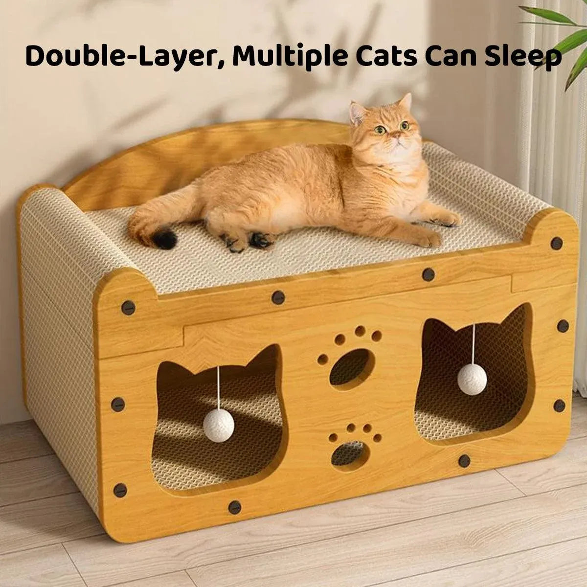 Cat Scratching Board Nest All in One Wear Resistant House Cat