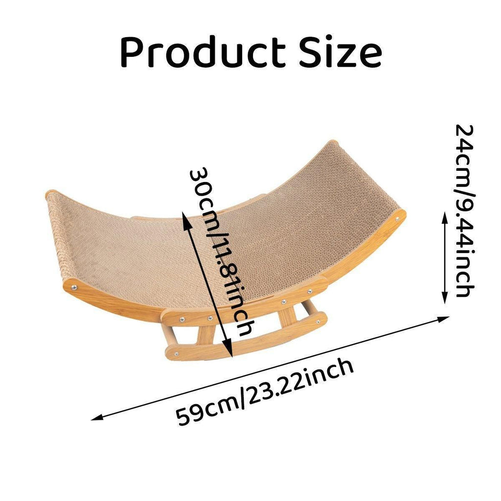 Premium Cat Scratching Board Bed Corrugated Paper Durable All Seasons