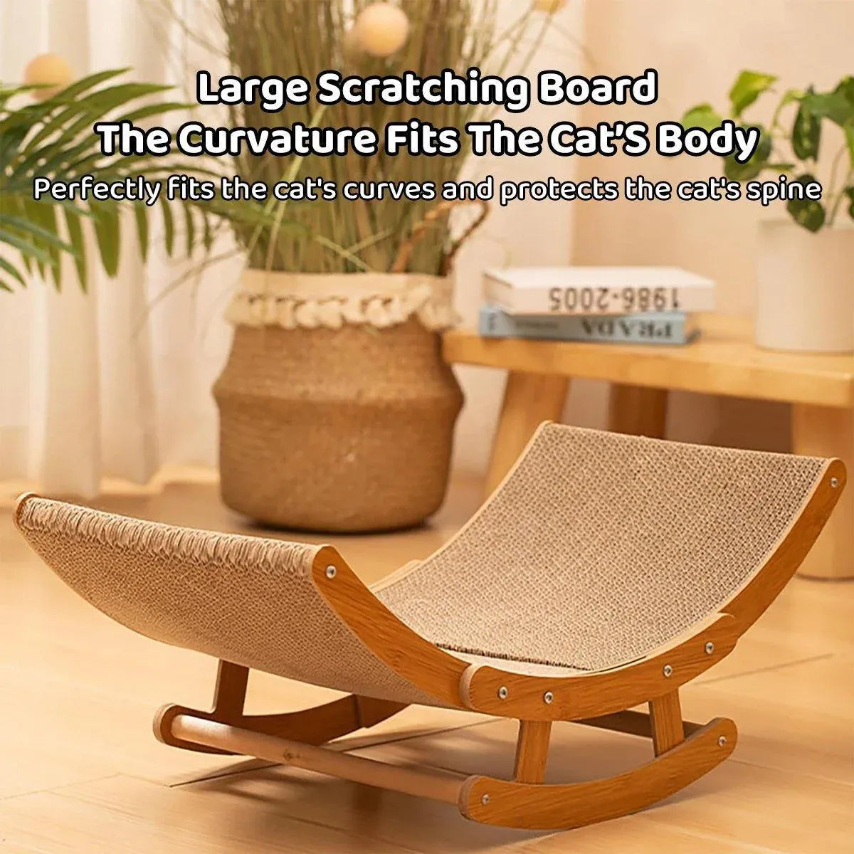 Premium Cat Scratching Board Bed Corrugated Paper Durable All Seasons