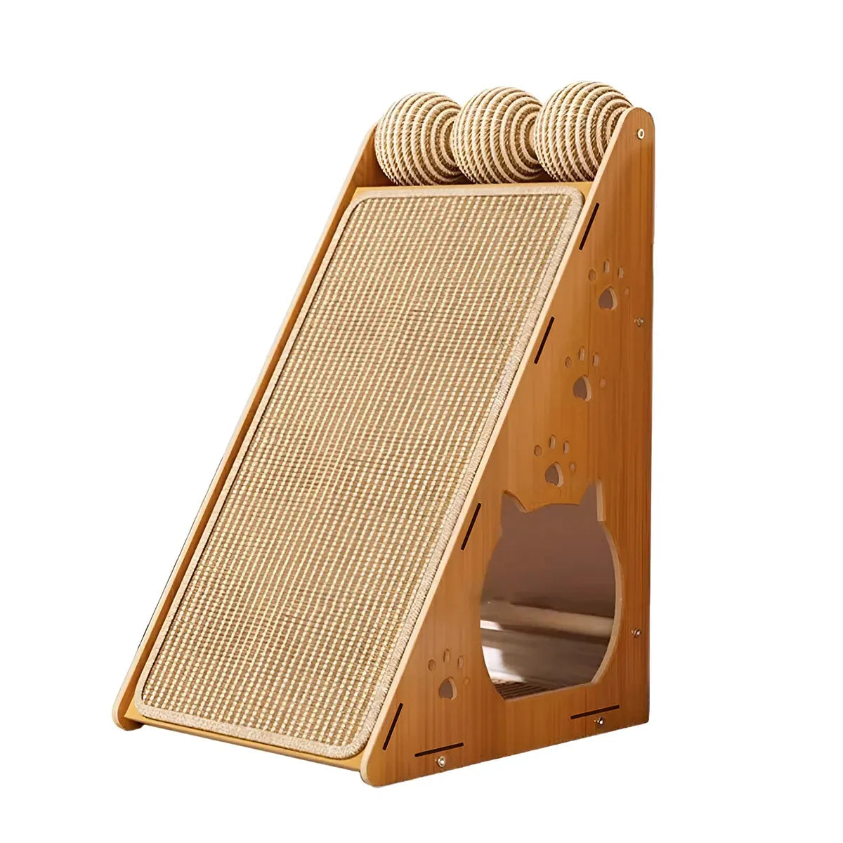 Vertical Wall Mounted Non Shedding Cat Scratcher Corrugated Paper