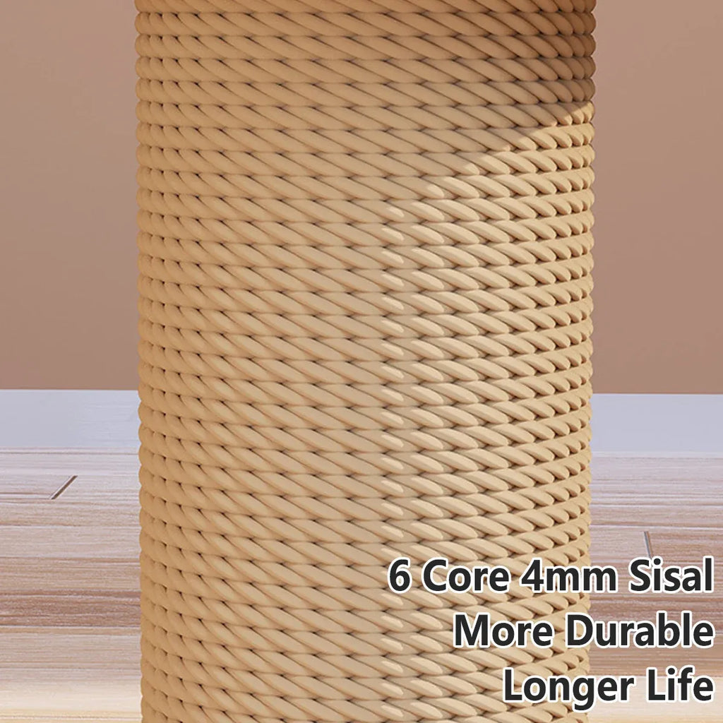 1-Piece Cat Scratching Post with Turntable Toy