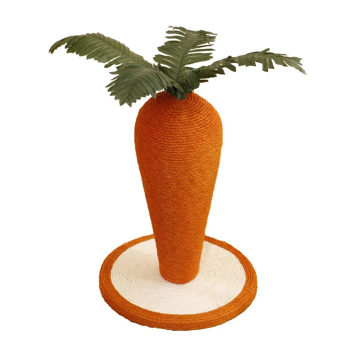 Carrot Cat Scratching Post Vertical Climbing Frame Interactive Toy