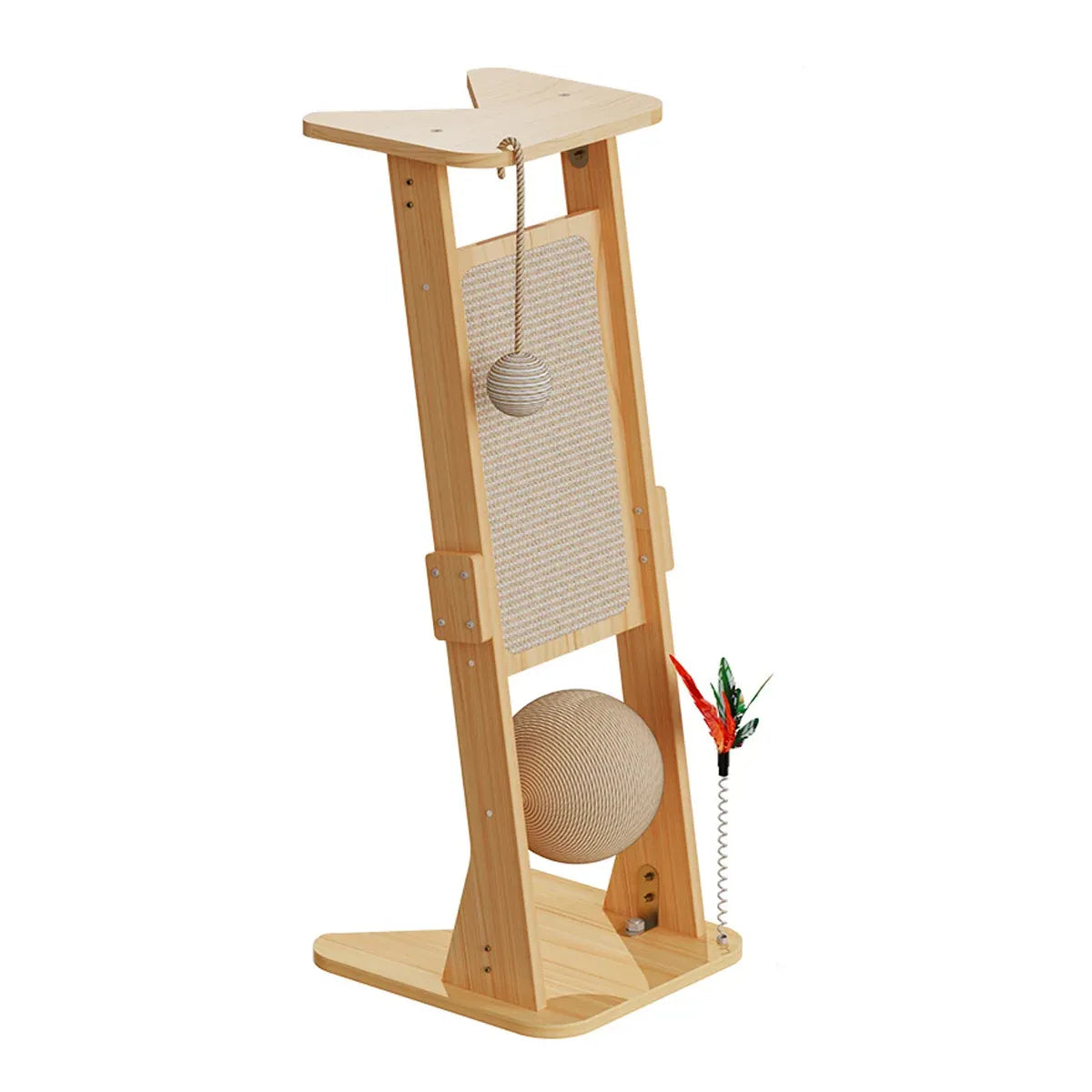 Cat Scratch Board Upright Claw Grinding Post Corner Scratching Column
