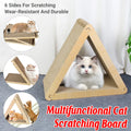 Triangular Cat Scratching Board Corrugated Paper Scratcher Pad