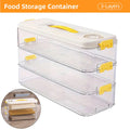 3 Layers Square Food Storage Container with Lid Kitchen