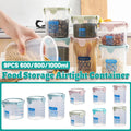 9-Piece Set Food Storage Sealed Lid Container Kitchen Canister