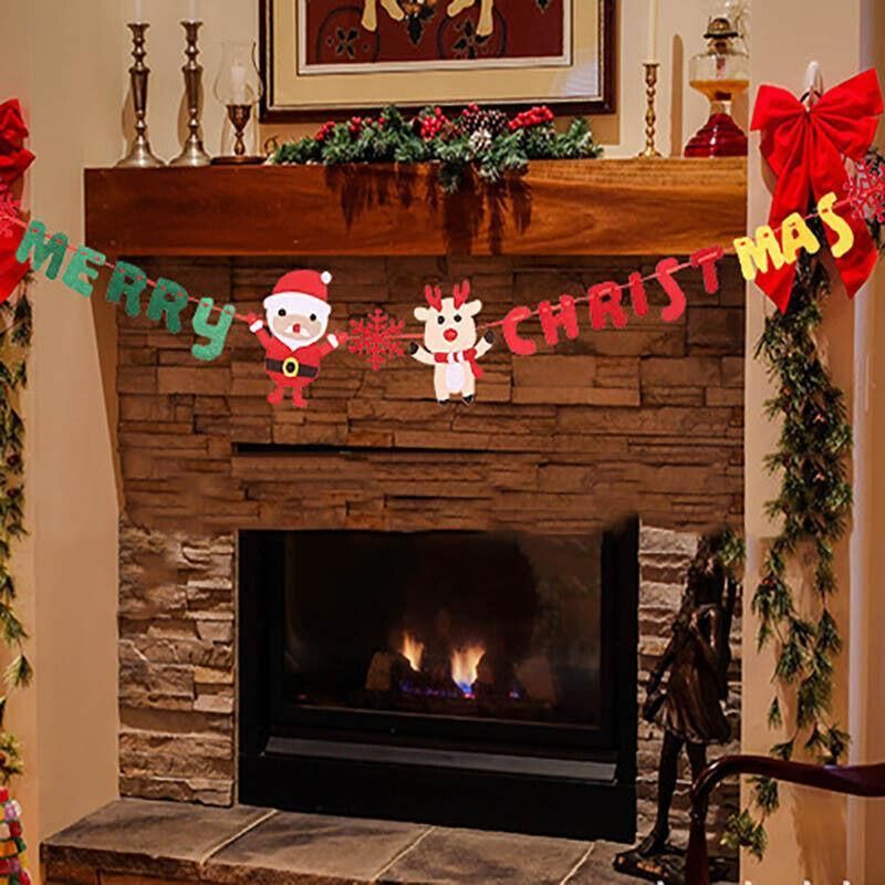 Merry Christmas Felt Banner, 2.8 m