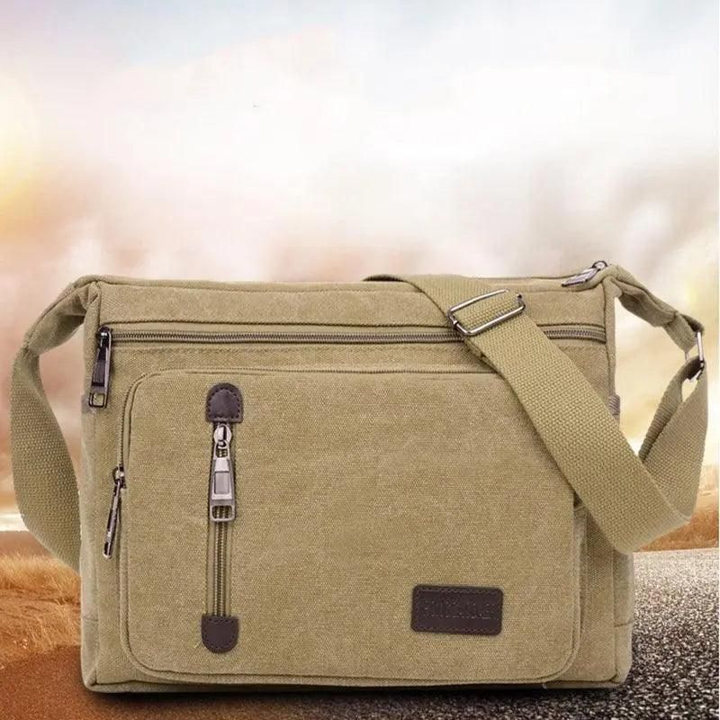 Retro Canvas Messenger Shoulder Bag