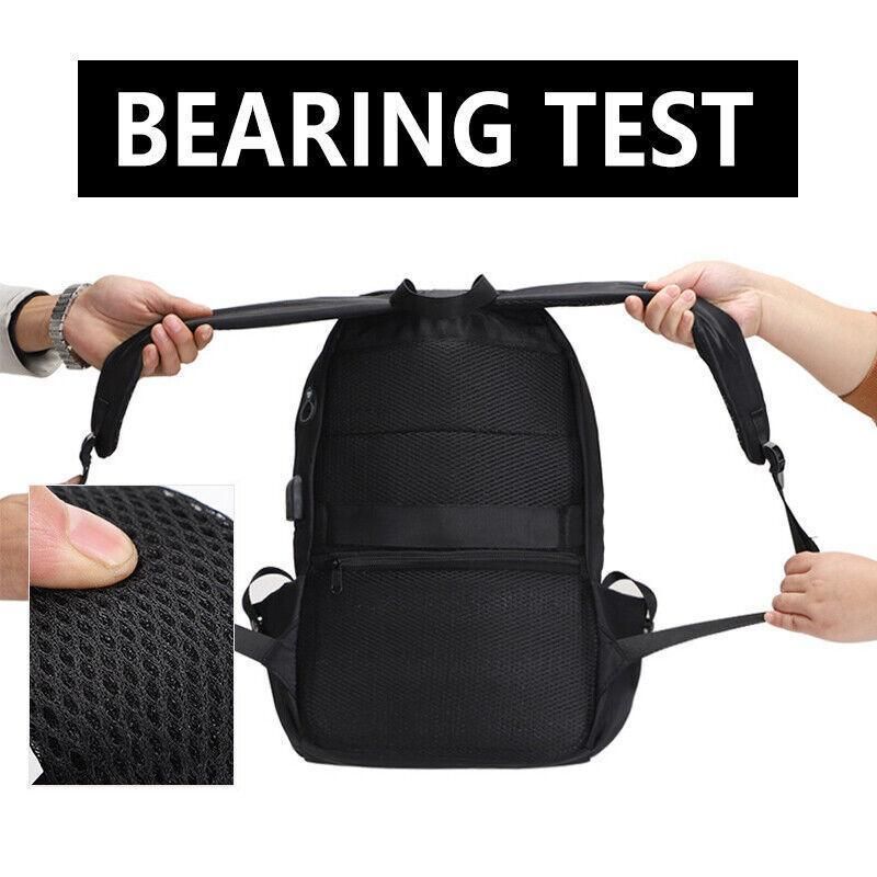 Mens Backpack Large Capacity Waterproof Schoolbag Laptop Work