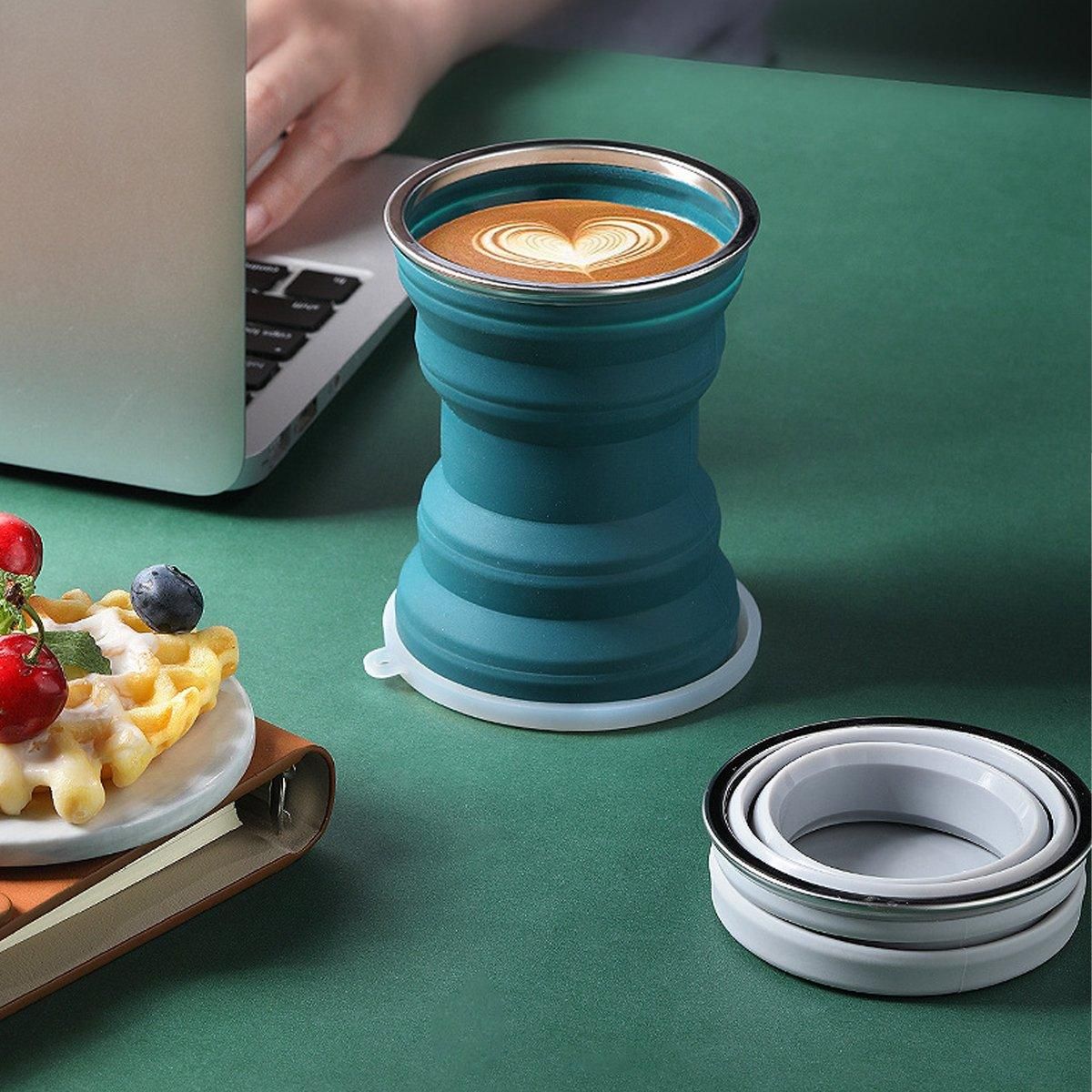 Collapsible Silicone Travel Mug