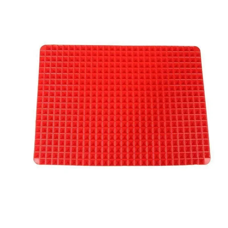 Silicone Pyramid Baking Mat, Red, 39.5 x 27.5 cm